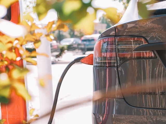 close-up-shot-of-an-electirc-car-charging